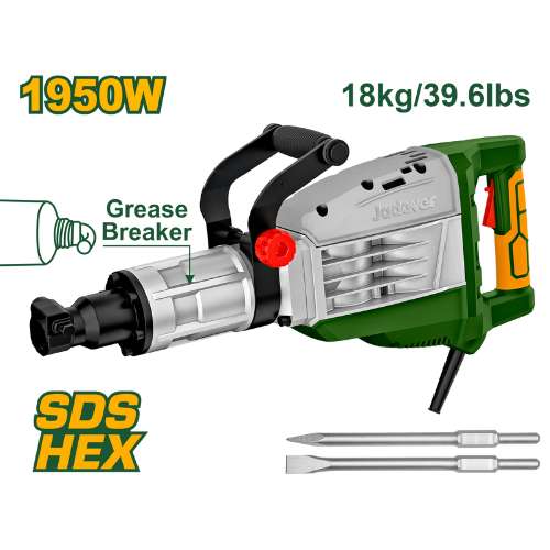 Отбойный молоток Jadever 1950Вт  |*