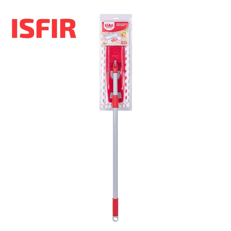 Швабра ISFIR с двумя насадками Гладкая 40см A130114 (1x12) |*