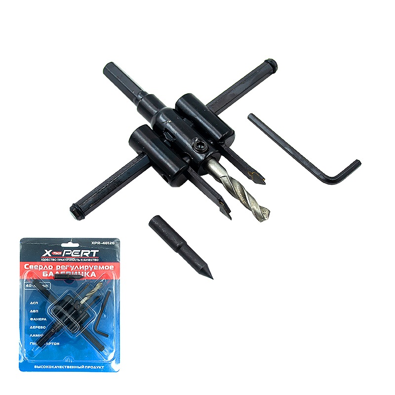 Сверло регулироемое БАЛЕРИНКА XPERT 40-120mm XPR-40120   /1