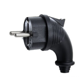 Вилка Каучук Черная УГЛОВАЯ 1х20   |+