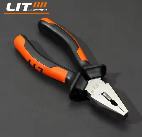 Плоскогубцы LIT Черные №8 200мм 1х6 (1x60)  |*