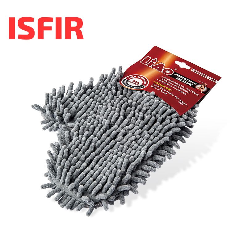 Перчатка для мытья Авто Большая ISFIR F130015 (1х10)(1х60)|*