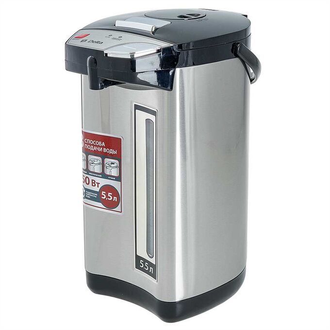 Чайник-термос 5,5л DELTA DL-3039 750Вт нерж.корпус 1х6  |*