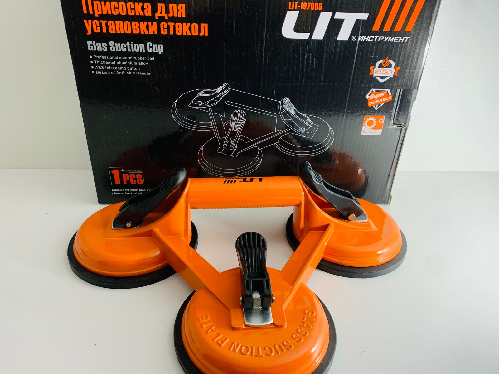 Присоска LIT для стекла Тройной 1х20  |*