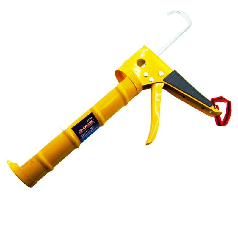 Пистолет для герметики Полукорпус ЖЕЛТЫЙ  /*