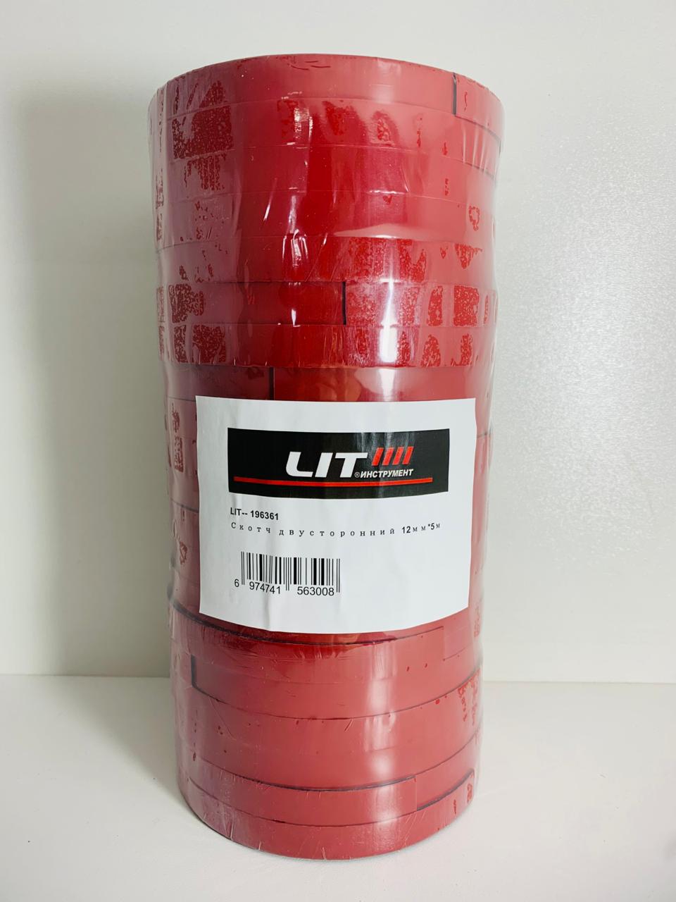 Скотч двухсторонний LIT 50мм x 2м 1х72 |*