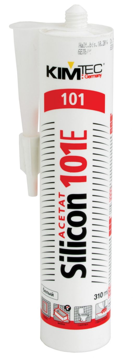Силикон 101Е KIM-TEC Прозрачный 310гр (1х20) (Аналог) 