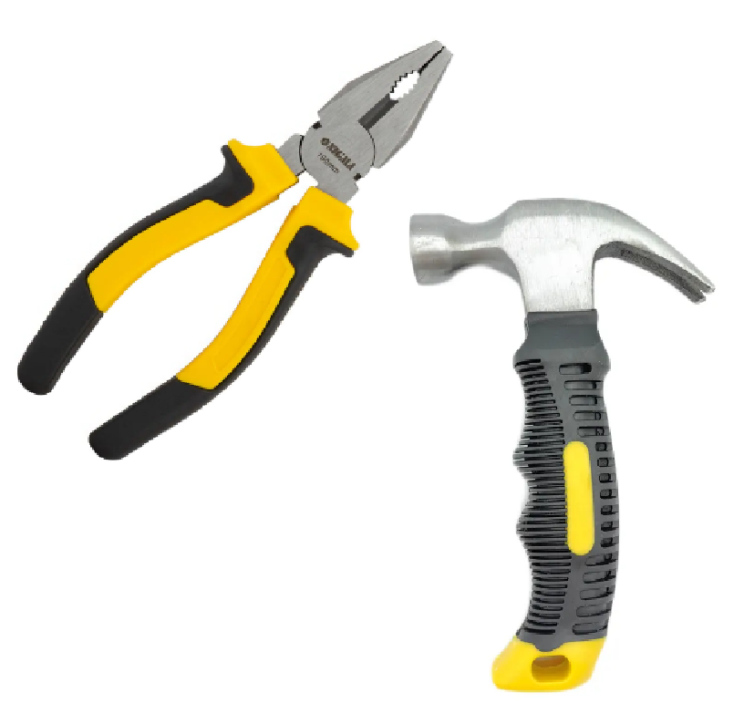 Набор (Плоскогубцы+Молоток-гвоздодер)  /+