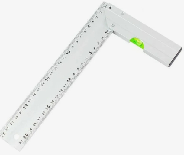 Уголок Алюминь с уровнем 50см (1х60)  |*