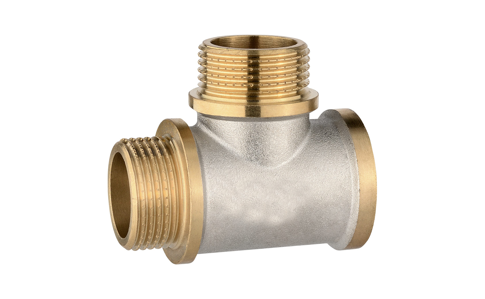 Тройник хром н/н/в  15 МАСТЕР /+