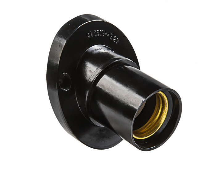 Патрон карболитовый настен. КОСОЙ Е27 1х12  /+