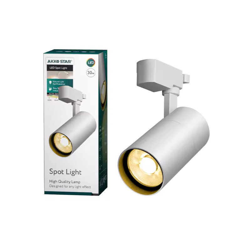 Светильник трековый AKKO STAR Белый 30W 3000K Теплый свет 1х30 |*