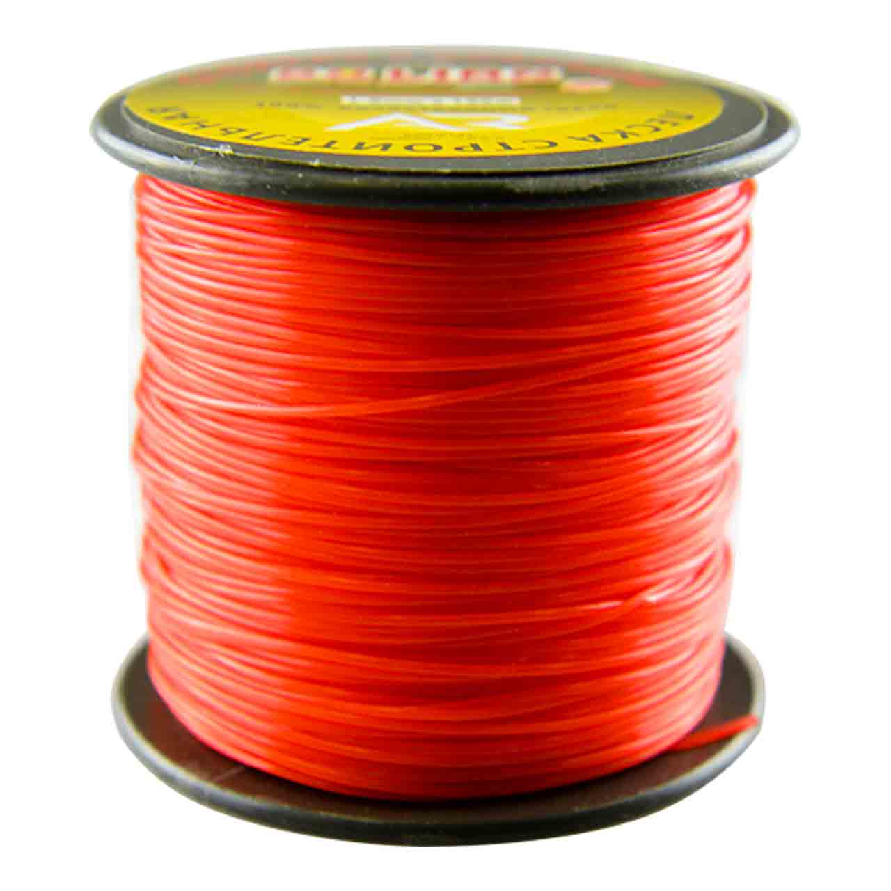 Леска на катушке КРАСНАЯ 0,7мм (1х18)(1х216)