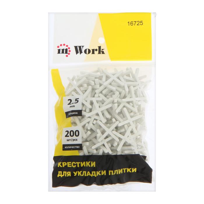 Крестики для плитки 1мм inWork (200шт)   /+