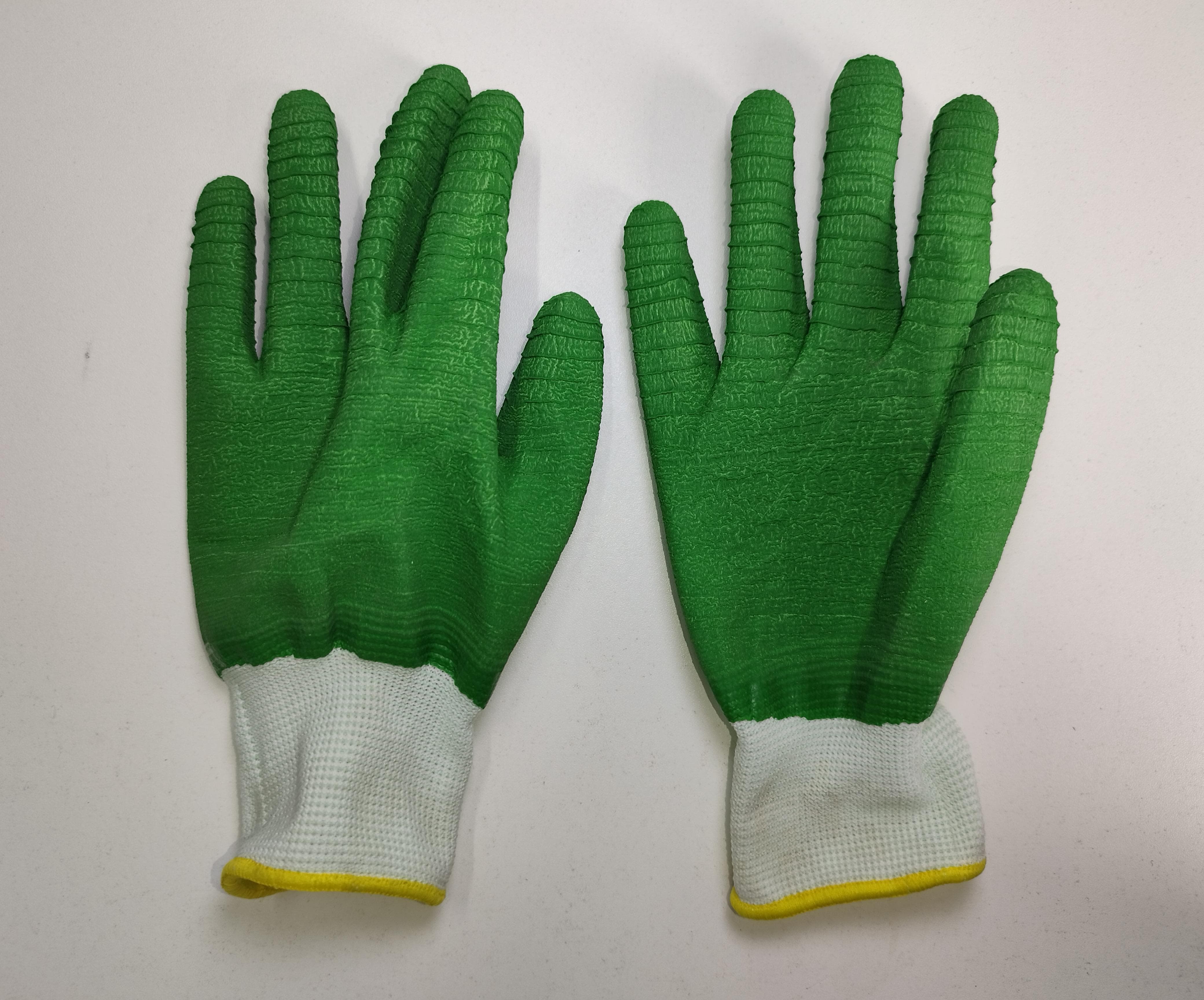 Перчатки Антискольз Зеленые 1х12 1x600  |*