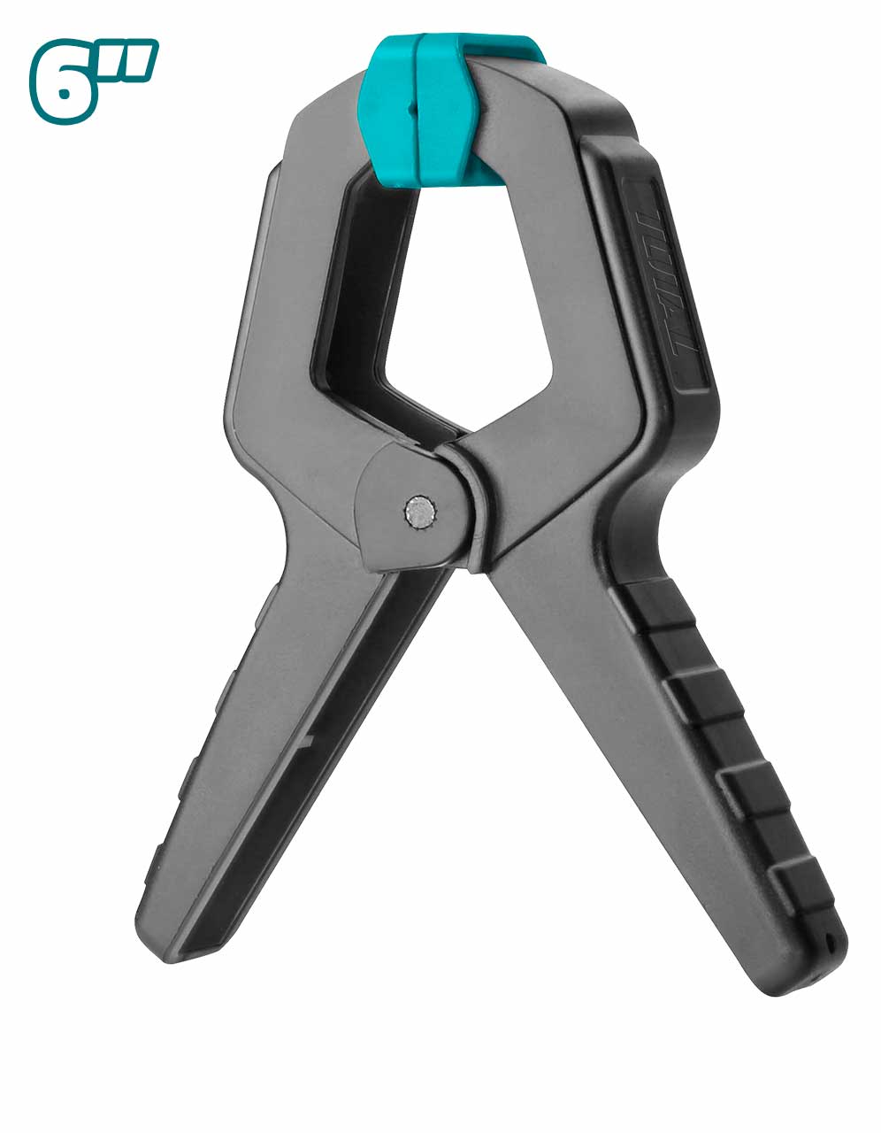 Струбцина TOTAL 6"150мм пластиковая усил. 15кг 1х60 THT13362  |+