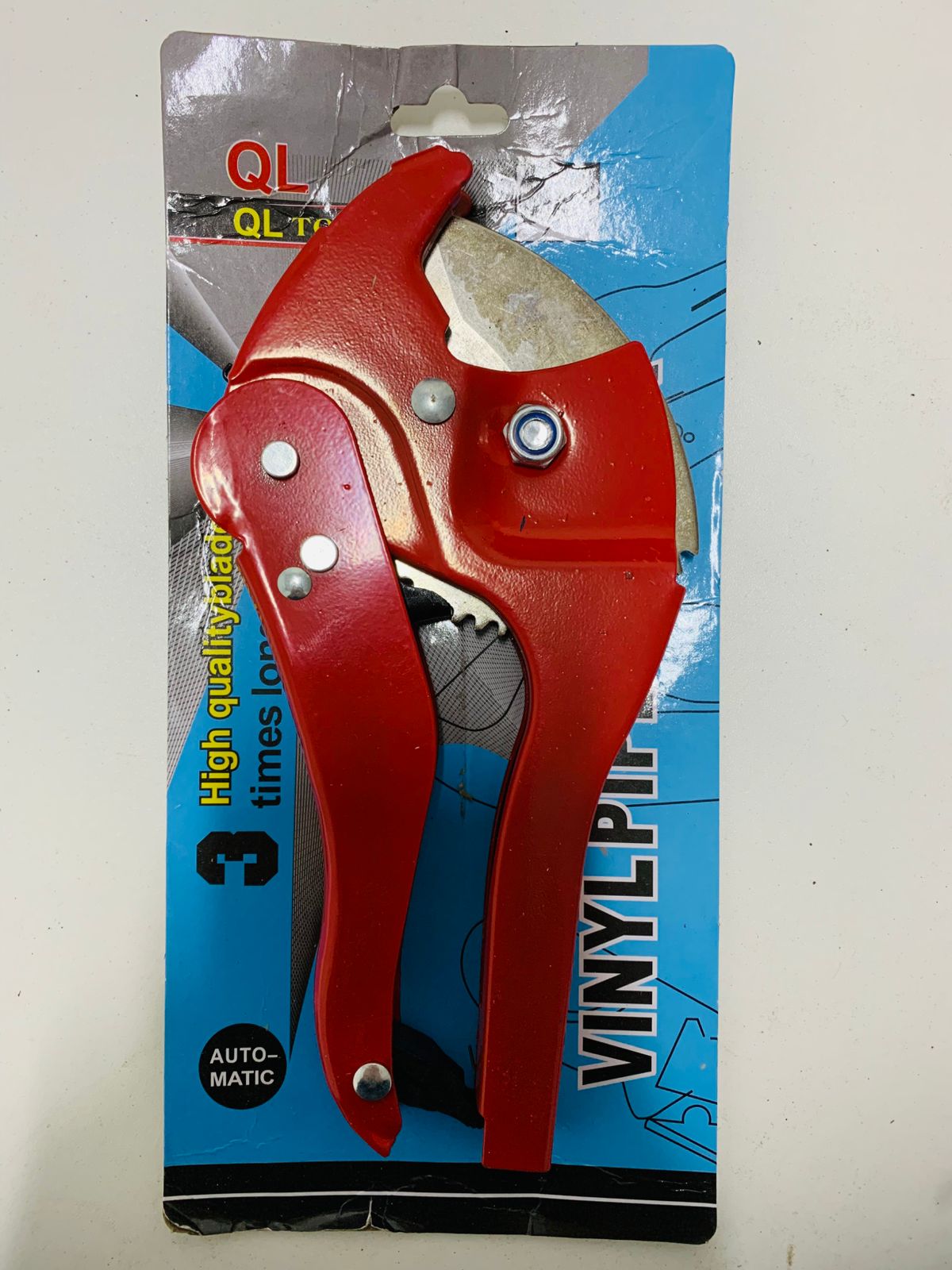 Ножницы для ПВХ Красные Большие 1x48  |*