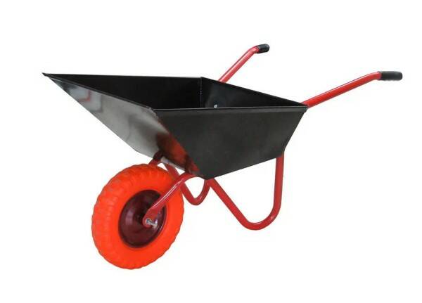 Тачка Самодельная 1-колесная Широкая /+