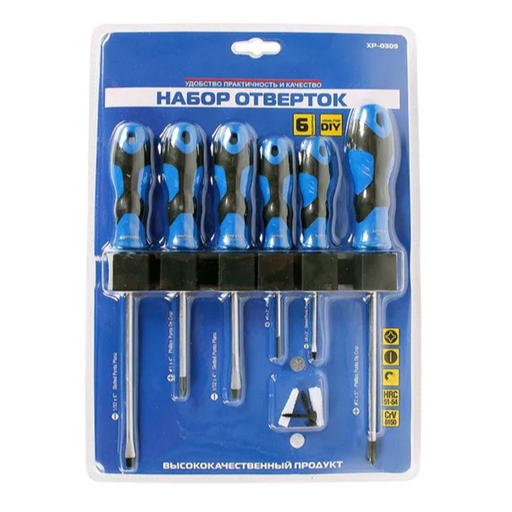 Набор отверток X-PERT 6 предметов XP-0309 |+