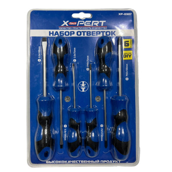 Набор отверток X-PERT 6 предметов XP-0307 1х48  |+