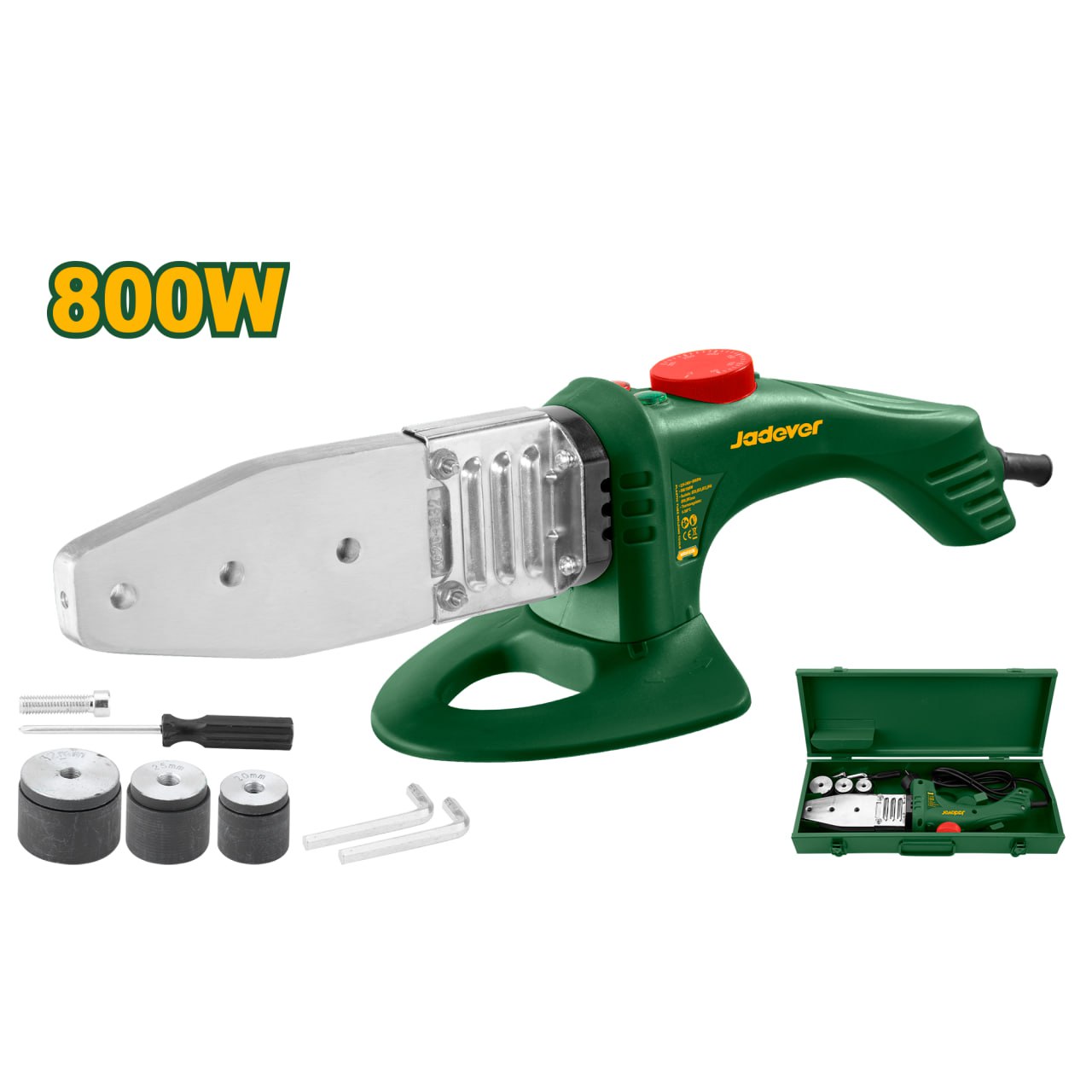 Аппарат для сварки труб Jadever 800Вт (1х10)   |*