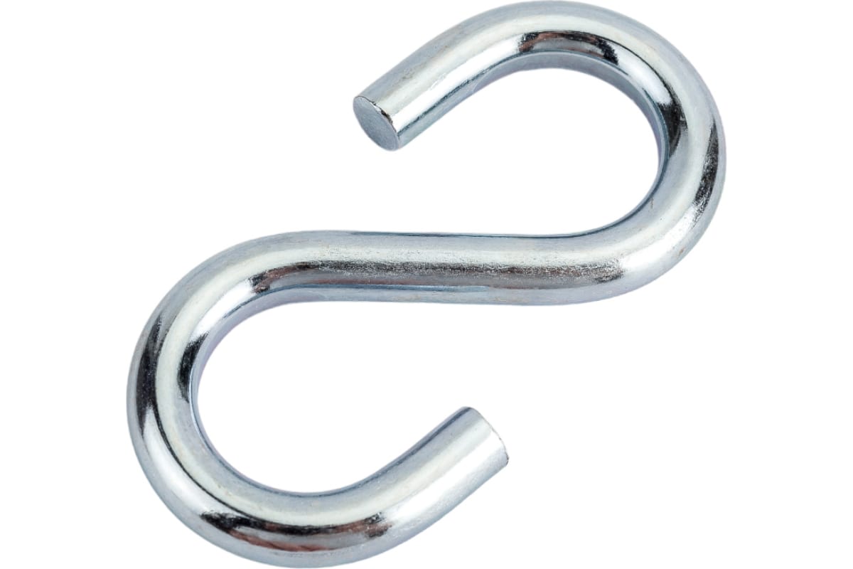 Крюк S-образный оцинк. 4мм   1х100  |+