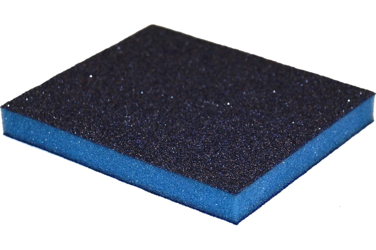 Губка шлифовальная 2-сторонняя PREMIUM 124x98x12мм Р120  |+