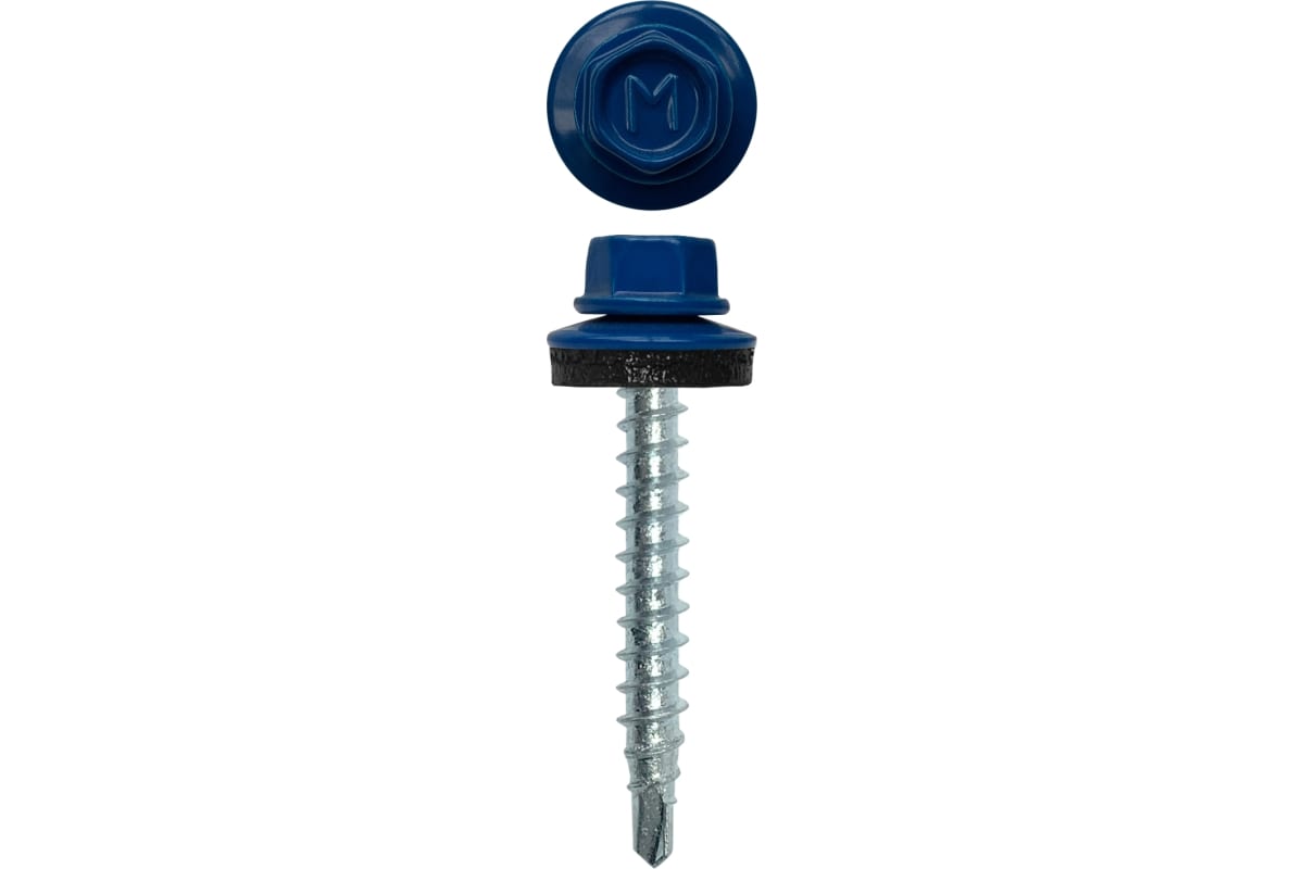 Саморез кровельн. 5005 (сигнальный синий) 4,8х51  (1х150)    /+