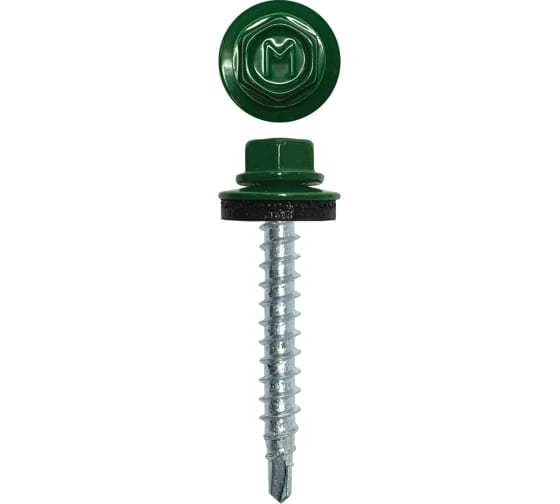 Саморез кровельн. 6005 (зеленый мох) 4,8х35  (1х250)    /+