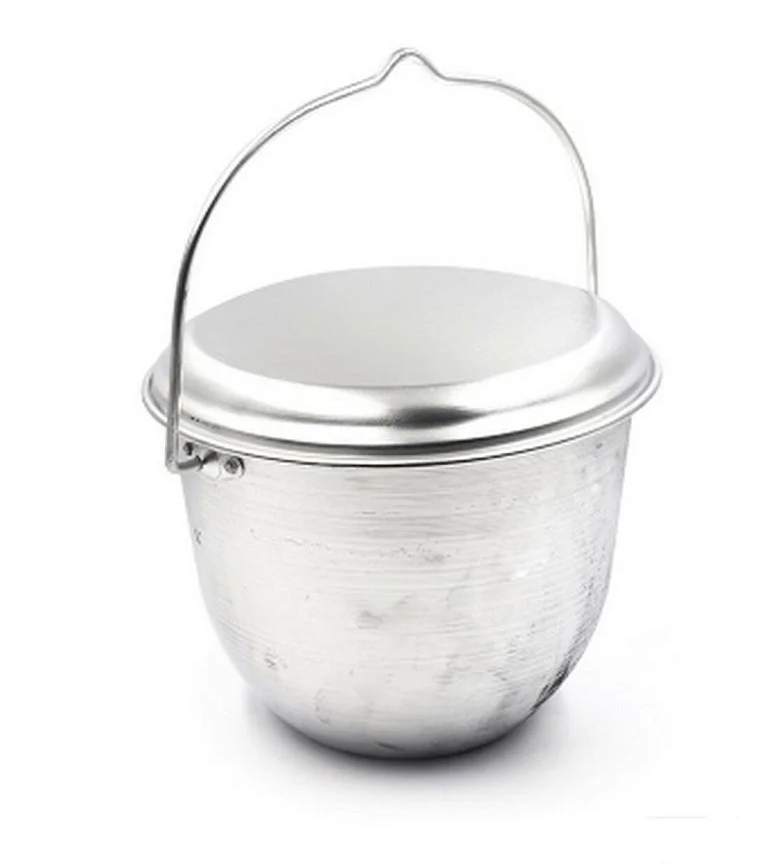 Котелок костровый "Следопыт" конический 2,5л Алюминь  |+