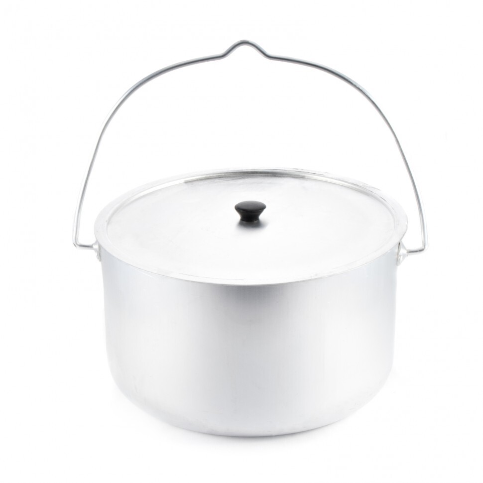 Котелок костровый "Следопыт" цилиндрический 6л Алюминь  |+