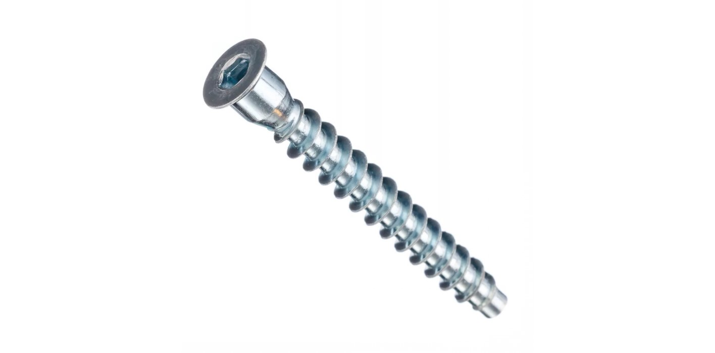 Винт-конфирмат М7x50 с внутренним шестигранником оцинк 1х200 |+