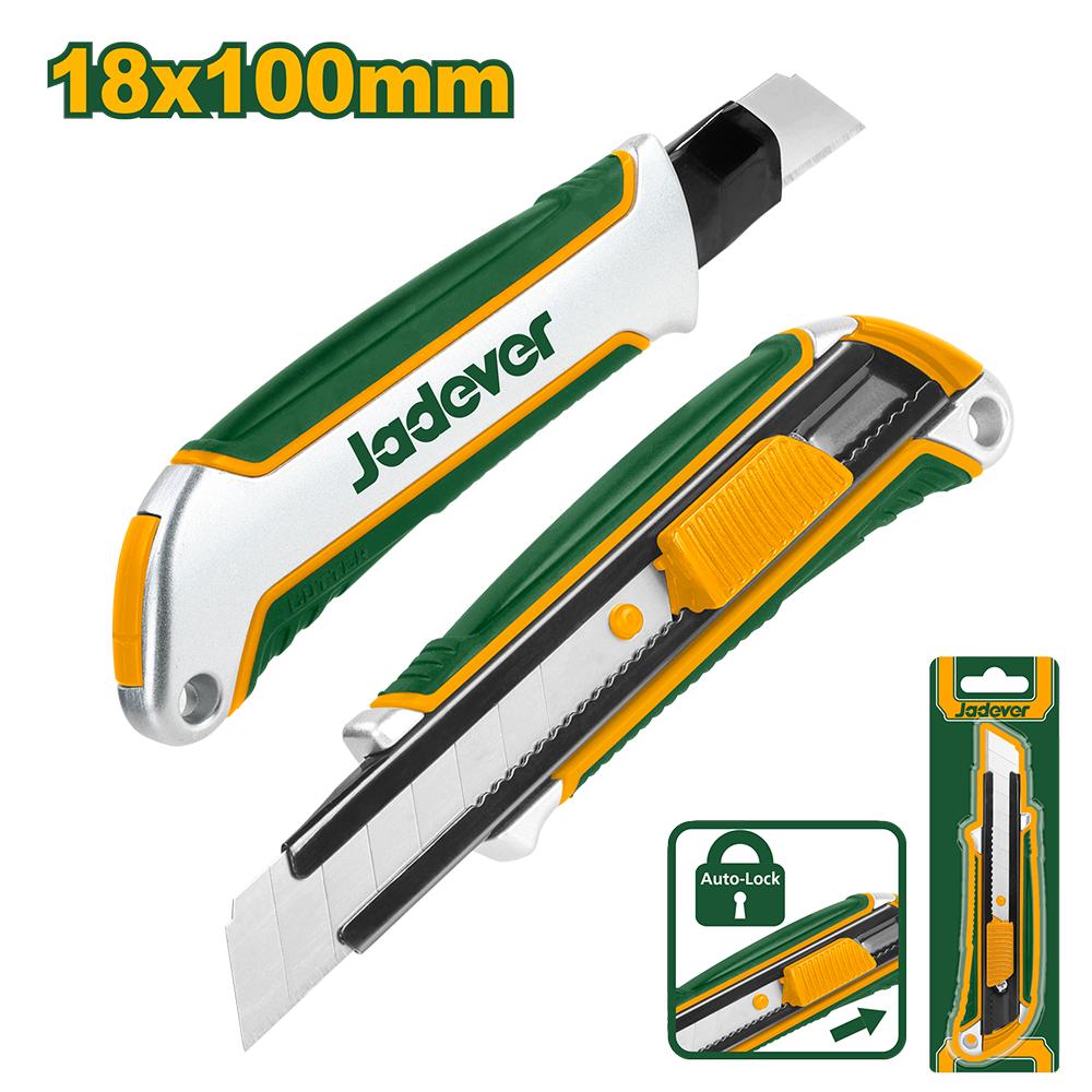 Нож Канцелярский Jadever 18 x 100mm JDSK4918 (1х12)(1x144)  |*