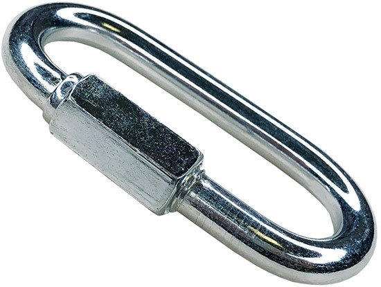 Карабин винтовой (соединитель цепи) оцинк. 5мм  1х100  |+