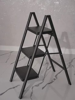 Стремянка MITTSU Черная 4ст M6862B  |*