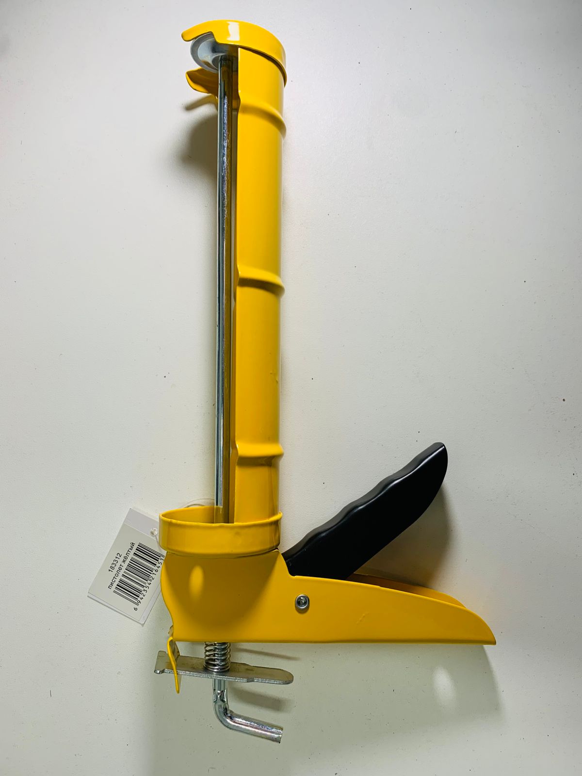 Пистолет для герметика LIT Желтый Полукорпус 1х40  |*