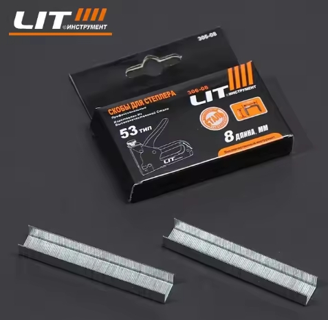Скобы для степлера LIT 6mm  1x200 |*
