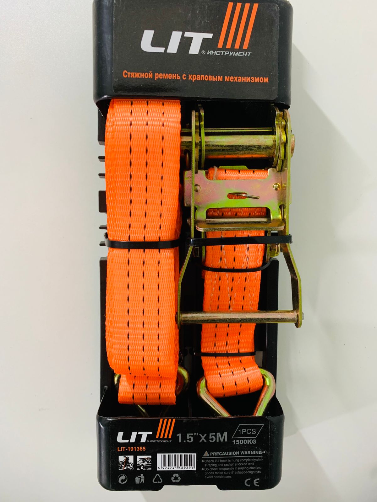 Стяжки для груза LIT 2шт 1500кг 5м х 25мм  (1x16)  |*