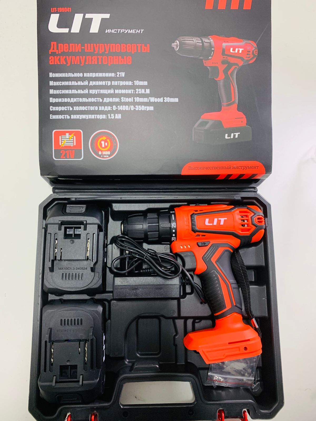 Шуруповерт LIT 21Вт 1х10   |*