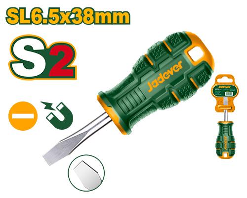 Отвертка Jadever SL6,5x38mm (1х12)(1x240)  |*