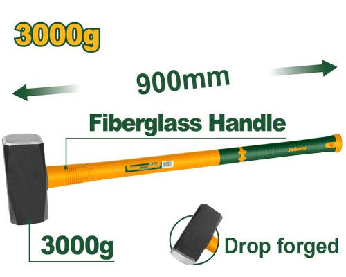 Кувалда Jadever 3000гр (фибр. Ручка 900мм) (1x4)  |*