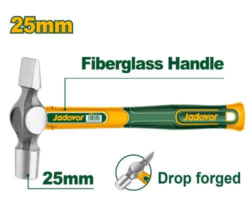 Молоток Jadever с фибр. ручкой 25mm (1x6)(1x24)  |*