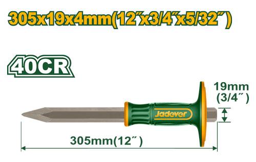 Пика ручная Jadever 19mm x 305mm (1x36)  |*