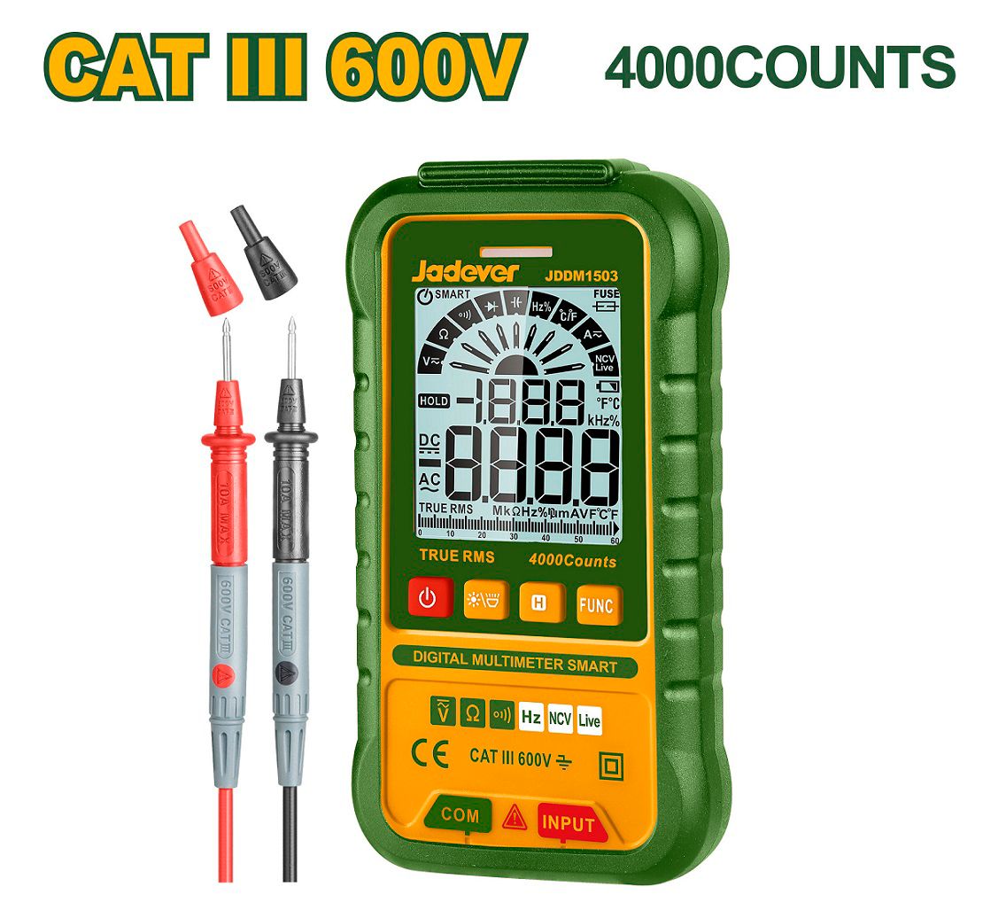 Мультиметр Jadever Цифровой JDDM1503 (1x40)  |*