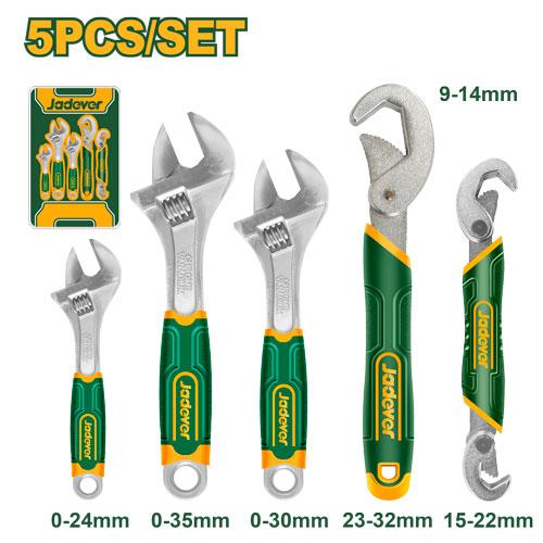 Набор разводных ключей Jadever 5pcs (1x15)  |*