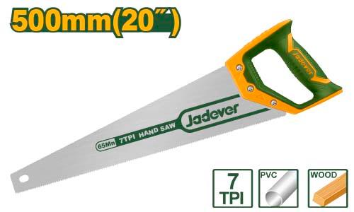 Ножовка по дереву Jadever 500mm (1х6)(1x24)  |*