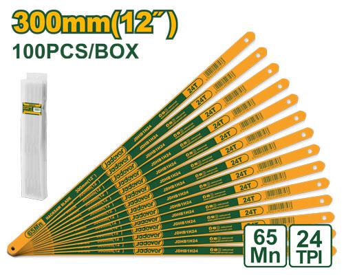 Полотно по металлу Jadever Одностороннее 24 TPI 300mm (1х100)  |*