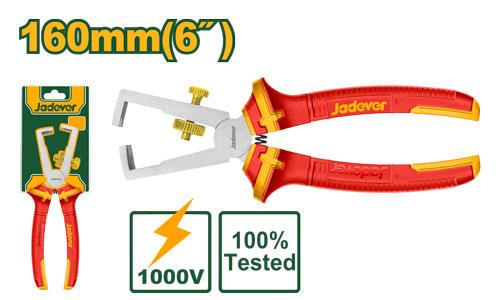 Кусачки для зачистки провода Jadever Диэлектрические №6 160mm (1х6)(1x36)  |*