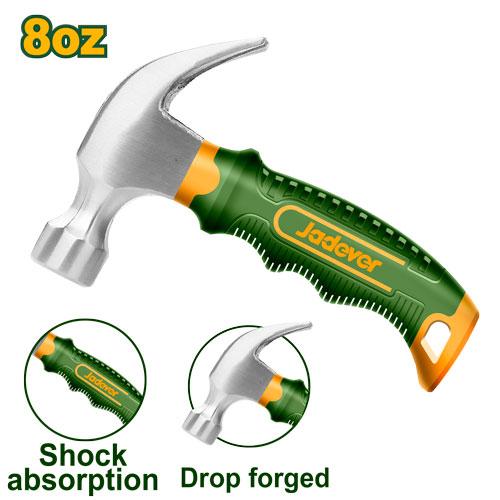 Молоток Гвоздодер Мини Jadever 220гр (1x48)  |*