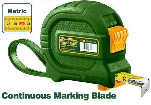 Рулетка Jadever 7.5m x 19mm (1х12)(1x48)  |*